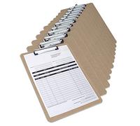 Rapesco 1601 Business Pack: 12 Porte-Blocs Standard en Surface Dur, A4, Marron