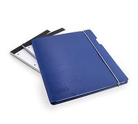 Rapesco 1685 Dossier de Conférence et 3 Blocs de Recharge avec 80 Feuilles, A4, Bleu