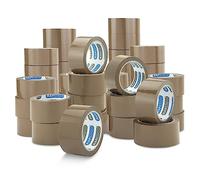 Rapesco 1743 Business Pack: 48 Rouleaux de Ruban Adhésif d'Emballage Résistant, 50mm x 60m, Marron