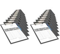 Rapesco 1745 Business Pack: 10 Porte-Blocs Standards, A4+, Noir (Lot de 2)