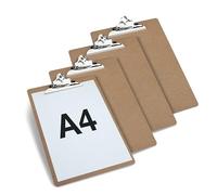 Rapesco 1821 Porte-Blocs en Panneaux Durs, A4, Marron, Lot de 4