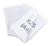 Rapesco 1829 ECO Pochettes Coin, A4, Transparent, Lot de 25