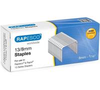 RAPESCO Agrafes pour agrafeuse manuelle 13/8 mm zinguées 5.000 pièces