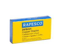 Rapesco Boite De 1000 Agrafes Cuivrées 24/6mm