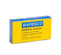 Rapesco 1164 Boîte de 1.000 Agrafes 24/6 mm - Métalliques