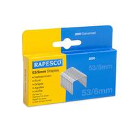 Rapesco Boite De 2000 Agrafes Galvanisées 53/6mm