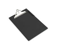 Rapesco CD1000B2 Porte-Bloc Recouvert de PVC à Grande Capacité, A4+ / Papier Ministre, Noir