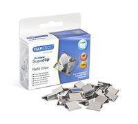 Rapesco Pinces de recharge Supaclip 60 CP10060S – Acier inoxydable, lot de 100