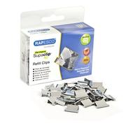 Rapesco Pinces de recharge Supaclip 40 CP20040S en acier inoxydable, lot de 200