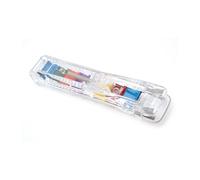 Rapesco Distributeur Supaclip® 40 Transparent & 25 Pinces Multicolores