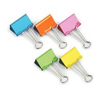 Rapesco Pinces à double clip 32 mm Pack de 10 assorties