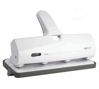 Rapesco Perforateur Grande Capacité Alu 40 Métal & Abs 4 Trous Blanc 40 Flles