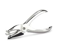 Rapesco PF25A001 Perforatrice 1 Trou Modèle 25, Capacité de 10 feuilles, Argent