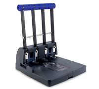 Rapesco PF4000A1 P4400 Perforatrice à 4 Trous de Haute Capacité, Capacité de 150 Feuilles, Noir et Violet