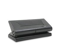 Rapesco PF66P0B1 Perforateur d’Agenda Réglable à 6 Trous, Noir