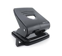 Rapesco PF827AB1 827 Perforatrice 2 Trous, Capacité de 30 Feuilles, Noir