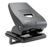 Rapesco PF835PB2 Perforatrice à 2 Trous 835-P, Capacité 40 Feuilles, Noir