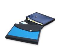 Rapesco Trieur à soufflets 0681 – Extensible, 13 compartiments, avec poignée – A4+ Bleu