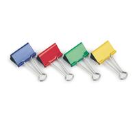 Rapesco Pinces à double clip 41 mm - Pack de 10 assorties