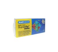 Rapesco Pqt De 150 Pinces De Recharge Supaclip® 40 Multicolores