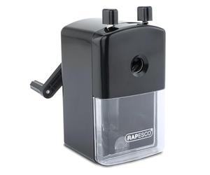 Rapesco R94000B2 Taille-Crayon de Bureau Modèle 94, Noir