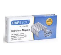 Rapesco 1236 Agrafes Galvanisées Résistantes de Type 923/8 mm, Lot de 1000