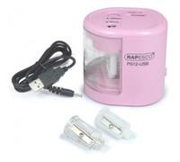 [Ref:1446] RAPESCO Elektrischer Doppel-Spitzer PS12-USB, rosa
