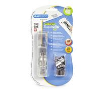 Rapesco Distributeur Supaclip 40 RC4025SS Transparent – 25 pinces en acier inoxydable