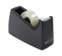 Rapesco Dévidoir de ruban adhésif RPDT30BK 300 – Noyau 25 mm – Noir (ruban non inclus)