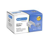 Rapesco S92308Z3 Agrafes en Acier Galvanisées 923/8 mm, Type 23, Lot de 4000