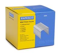 Rapesco S92317Z3 Boîte de 4000 Agrafes Argent