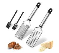 Rapeuse Fromage Râpe à Zesteur, Rappe Legumes Manuelle, 2 Pièces Râpe à Fromage Manuelle Pour Agrumes, Parmesan, Gingembre, Chocolat et Noix de Muscade