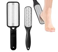 Rapeuse Pieds, 2 Pièces Rape Pieds Professionnel, Rape A Pieds, Rappe Pieds Pédicure, Rape pour Pied pour Peaux Mortes et Callosités, Acier inoxydable premium Lavable et Réutilisable