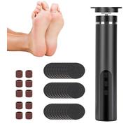 Rapeuse Pieds électrique, 2 En 1 Rechargeable Ponceuse Pieds Electrique, 9 Vitesses Réglables Râpe Electrique Pieds Avec Affichage Pour Talons Fissurés, Callosités, Peau Morte (Gris argenté)