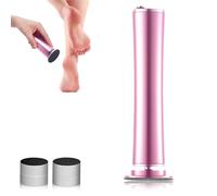 Rapeuse Pieds Electrique 2025 Nouveau Ponceuse Pied Avec 60 Tampons de Rechange Râpe Electrique Pieds Élimination Efficace Des Callosités Port de Chargement USB (Rose)