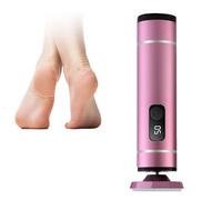 Rapeuse Pieds électrique, 360° Sans Angle Mort Rapeuse Pieds Electrique Puissante, Ponceuse Pieds Electrique avec 2 Têtes de Broyage,Soin des Pieds pour Femmes Hommes Pédicures (Rose)