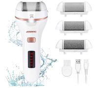 Rapeuse Pieds Electrique Pédicure - FLLIBERTE - Rechargeable - 2 Vitesses - Lumière - Elimine Les Peaux noir RAPE POUR PEDICURE YYV