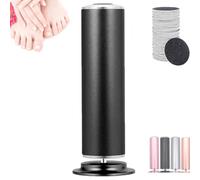 Rapeuse Pieds éLectrique,Ponceuse Pieds Electrique,Avec 60 Disques De Papier De Verre De Rechange Pour Femmes Hommes PéDicures (Noir)