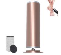 Rapeuse Pieds éLectrique,Ponceuse Pieds Electrique,Avec 60 Disques De Papier De Verre De Rechange Pour Femmes Hommes PéDicures (Or)