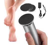 Râpeuse Pieds Électrique sur Secteur, Ponceuse Pied en Aluminium avec Vitesse Réglable, Lime Pied Electrique avec 60 Disques Jetables pour Éliminer les Callosités Épaisses, Hygiénique