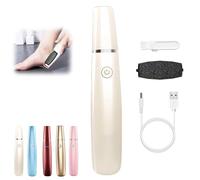 Rapeuse Pieds,Mielle Glow Pied,Rapeuse Pieds électrique,Ponceuse Pour Pied,Râpe À Pieds Puissante Portable Rechargeable, Unisexe Pour Les Familles (Blanc, One Size)