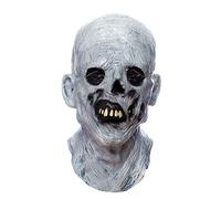 RAPGET Masque d'horreur Zombie Masque effrayant Masque de vieil homme Masque fantaisie Halloween Masque de fête en latex Masque complet