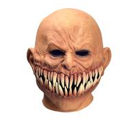 RAPGET Masque effrayant en latex avec dents pointues pour Halloween, déguisement de monstre de vampire et diable
