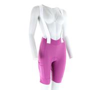 Rapha Brevet Element Cargo Bib Femmes Short de vélo XL Violet