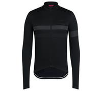 Rapha - Brevet Long Sleeve Jersey - Maillot de cyclisme - M - black / black