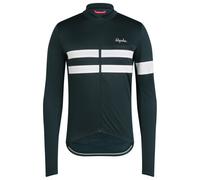 Rapha - Brevet Long Sleeve Jersey - Maillot de cyclisme - XXL - forest green / white