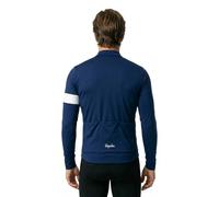 Rapha Core Thermal Long Sleeve Jersey Bleu L Homme