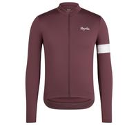 Rapha - Core Thermal Long Sleeve Jersey - Maillot de cyclisme - L - huckleberry / white alyssum