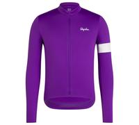 Rapha - Core Thermal Long Sleeve Jersey - Maillot de cyclisme - L - ultraviolet / white