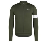 Rapha - Core Thermal Long Sleeve Jersey - Maillot de cyclisme - M - deep depths / white alyssum